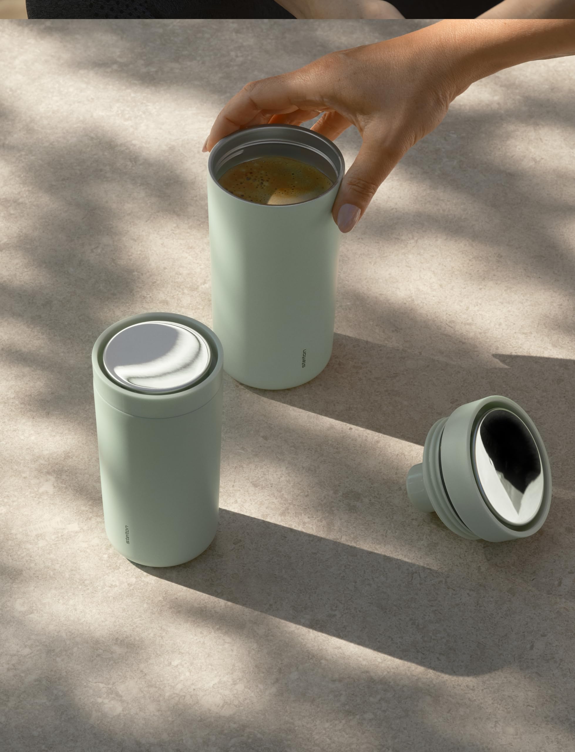 Amazon.co.jp: Stelton (ステルトン) To-Go Click 保温マグ 二重構造